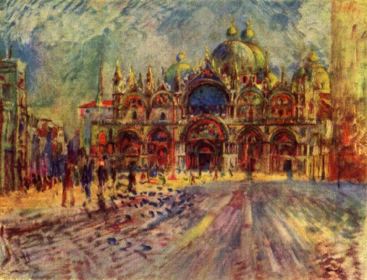 Pierre-Auguste Renoir Markusplatz in Venedig China oil painting art